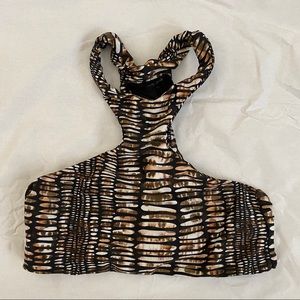 Issa DeMar Print Bikini Top